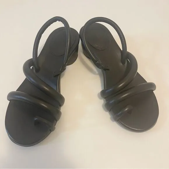 Marsèll Leather Tubular Strap Slingback Sandals in Size US8/IT39