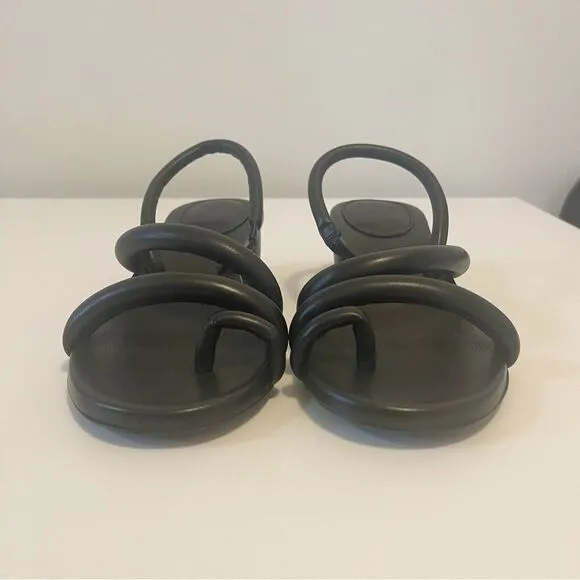 Marsèll Leather Tubular Strap Slingback Sandals in Size US8/IT39