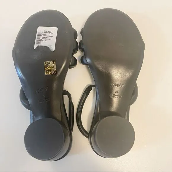 Marsèll Leather Tubular Strap Slingback Sandals in Size US8/IT39