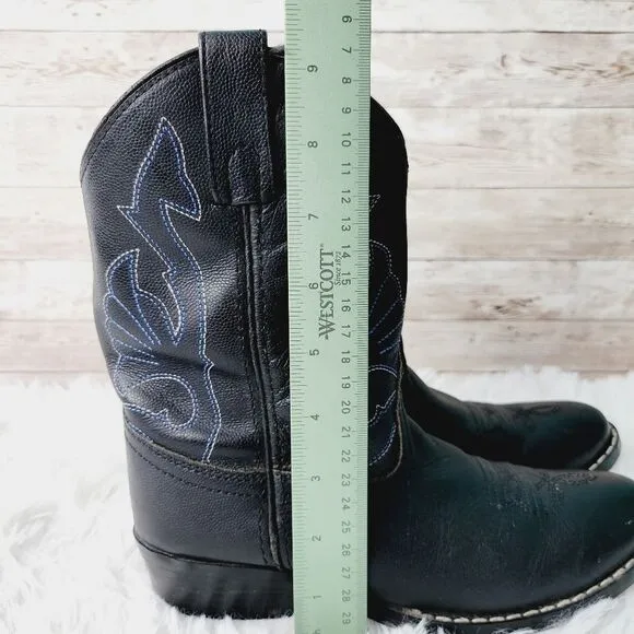 Masterson Boot Company Western Style Cowboy Boots Kids Size 2.5; Women's 4.5