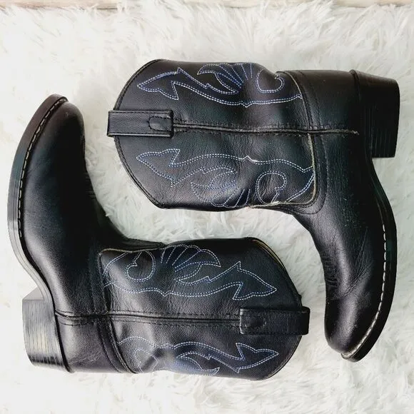 Masterson Boot Company Western Style Cowboy Boots Kids Size 2.5; Women's 4.5