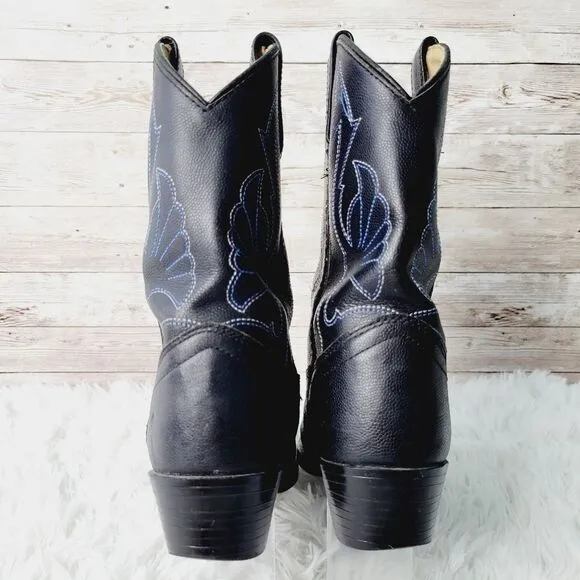 Masterson Boot Company Western Style Cowboy Boots Kids Size 2.5; Women's 4.5