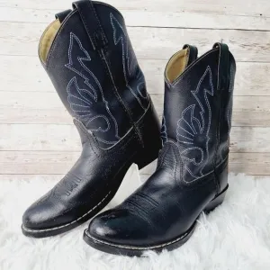 Masterson Boot Company Western Style Cowboy Boots Kids Size 2.5; Women's 4.5