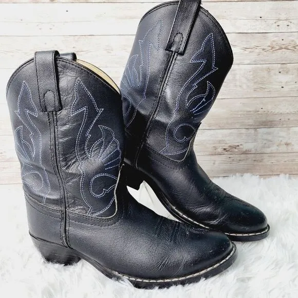 Masterson Boot Company Western Style Cowboy Boots Kids Size 2.5; Women's 4.5