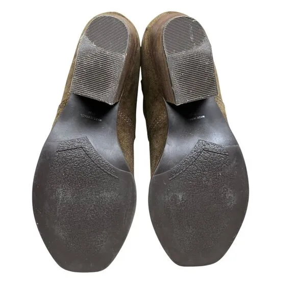 Matisse Galveston Womens Boots Western Suede Block Heel Pull Up Taupe Size‎ 9.5