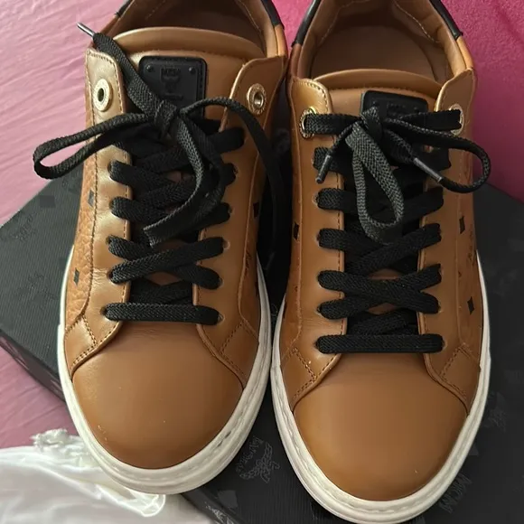 MCM Brown and Black Athletic Shoes.