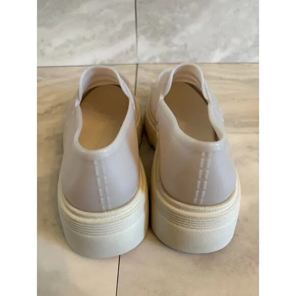 Melissa Women’s Royal Loafers Chunky Platform Shoes Tan Beige Size 10 NIB
