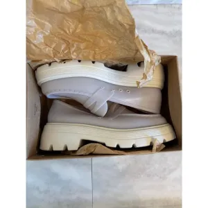 Melissa Women’s Royal Loafers Chunky Platform Shoes Tan Beige Size 10 NIB