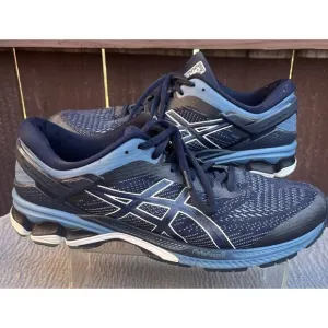 Men's Asics Gel Kayano 26 Blue Athletic Sneaker Size 12