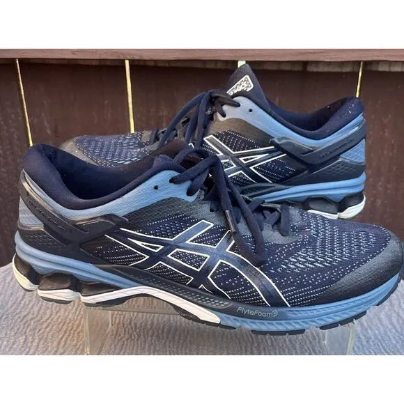 Men's Asics Gel Kayano 26 Blue Athletic Sneaker Size 12
