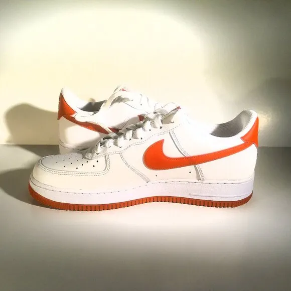 Men's Nike Air Force 1 Shoes Size 12 White Dragon Red New in box