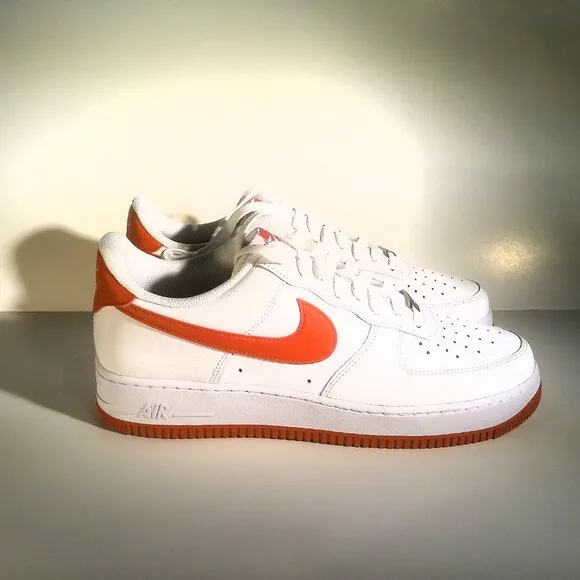 Men's Nike Air Force 1 Shoes Size 12 White Dragon Red New in box
