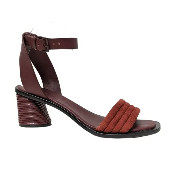 MERCEDES CASTILLO Hiru Ankle Strap Art Deco Heel Sandals 9.5