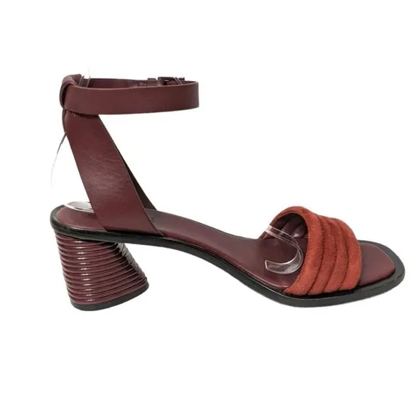 MERCEDES CASTILLO Hiru Ankle Strap Art Deco Heel Sandals 9.5