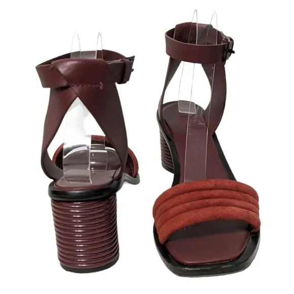 MERCEDES CASTILLO Hiru Ankle Strap Art Deco Heel Sandals 9.5