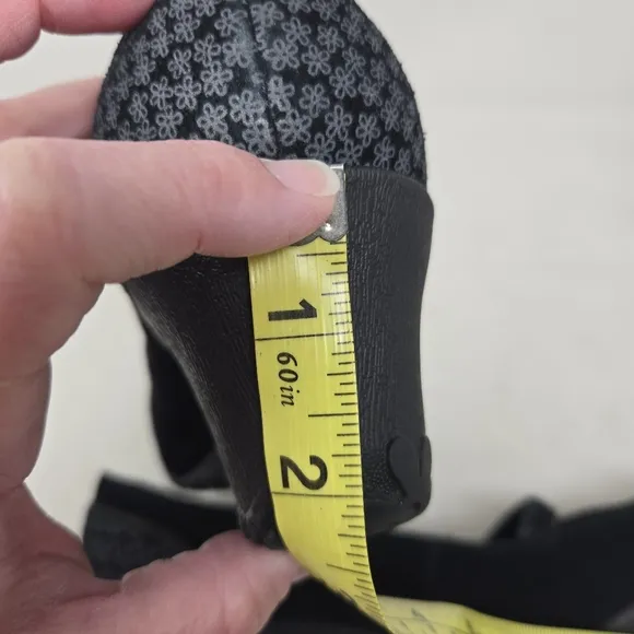 MERELL Petunia Black Suede Wedge MaryJanes Size 9.5M