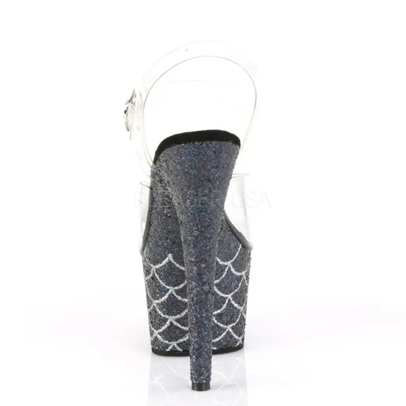 Mermaid Glitter Platform High Heel Shoes