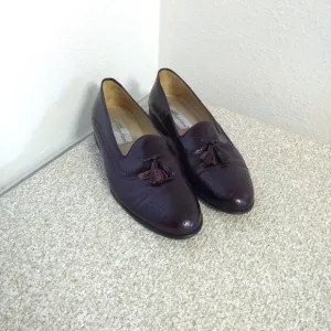 Mezlan Havana Burgundy Leather Shoes
