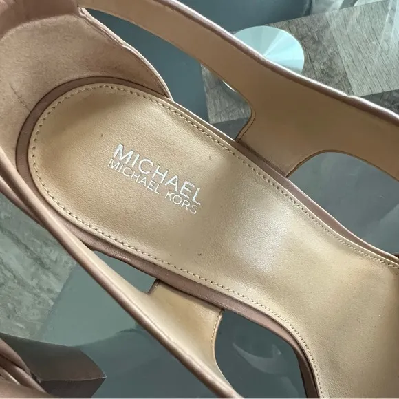 Michael Kors Berkley T-Strap Platform Dress Sandals, Size 11 M, NEW w/o Box