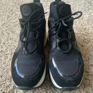 Michael Kors Black Platform Tennis Shoes