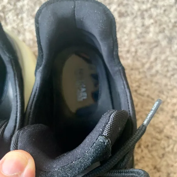 Michael Kors Black Platform Tennis Shoes