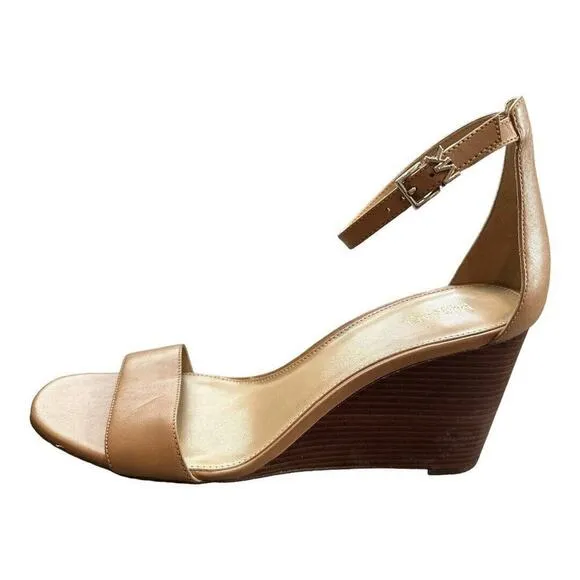 Michael Kors Fiona Wedge Sandal Size 10 NWT
