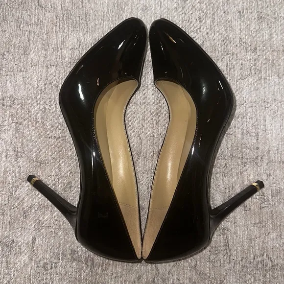 MICHAEL KORS HEELS BLACK SHOES SIZE 8 1/2