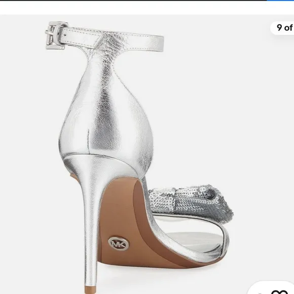 Michael Kors Paris Metallic Heel Sandals
