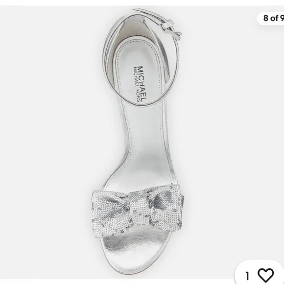 Michael Kors Paris Metallic Heel Sandals