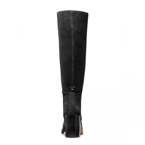 Michael Michael Kors Hayden Block-Heel Boots in Black, NWT, Size 11