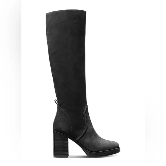 Michael Michael Kors Hayden Block-Heel Boots in Black, NWT, Size 11