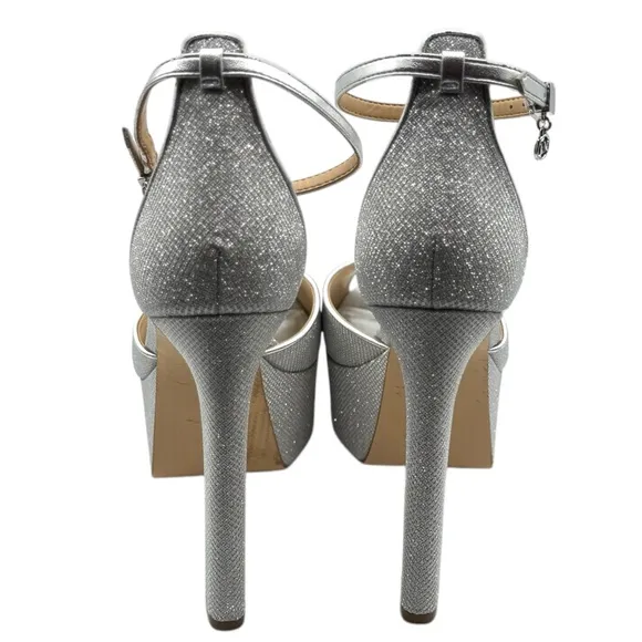 MICHAEL Michael Kors Martina Glitter Mesh Peep-toe Platform Pump | US 9.5
