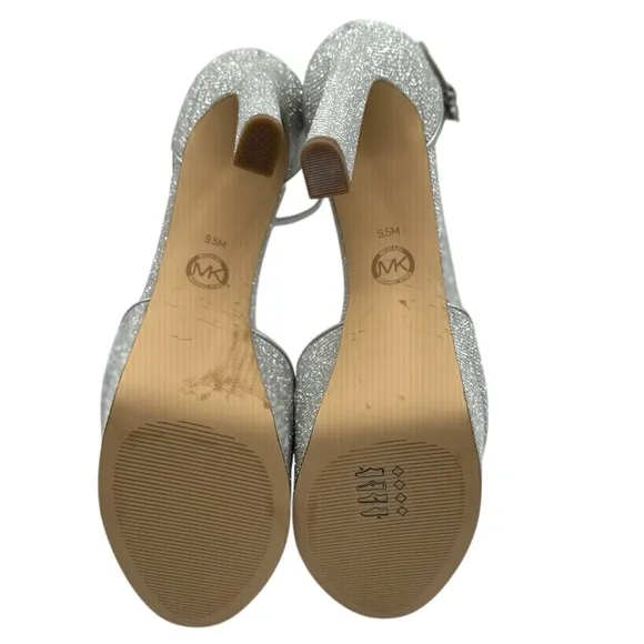 MICHAEL Michael Kors Martina Glitter Mesh Peep-toe Platform Pump | US 9.5