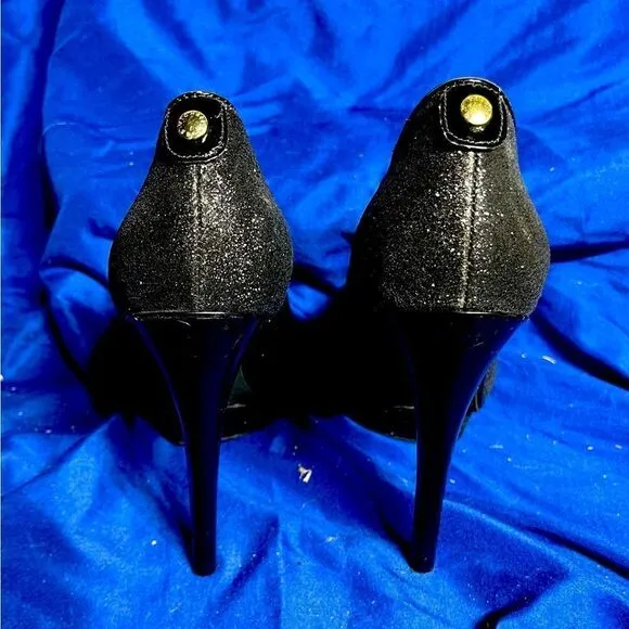 Michael Kors - Platform Heels- Black Sparkles