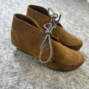 Minnetonka Shoes Women 5 Brown Boots Wedge Heel Chukka Wedge 373