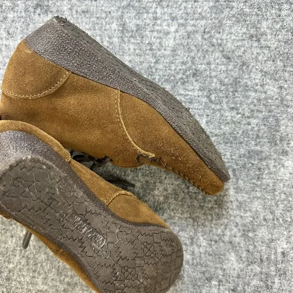 Minnetonka Shoes Women 5 Brown Boots Wedge Heel Chukka Wedge 373
