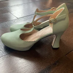 Miss Candyfloss and Ana Monsalve vintage look womens pumps heels shoes size 39 o