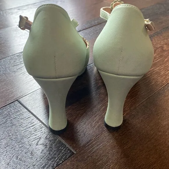 Miss Candyfloss and Ana Monsalve vintage look womens pumps heels shoes size 39 o