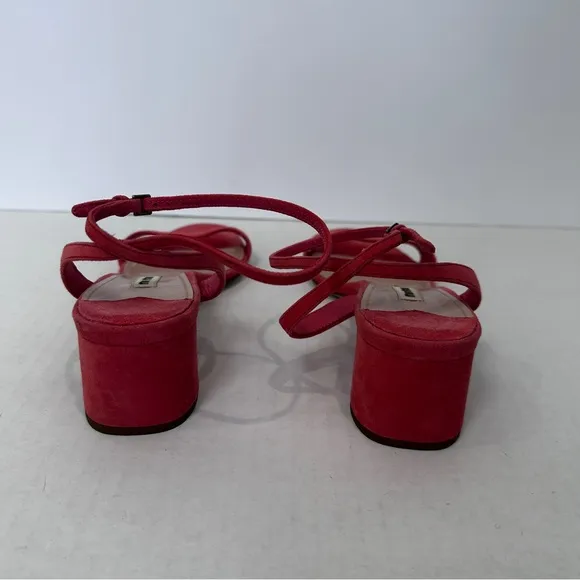 Miu Miu Pink Suede Heels size 7