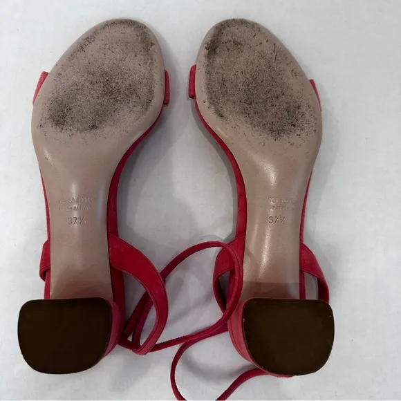 Miu Miu Pink Suede Heels size 7