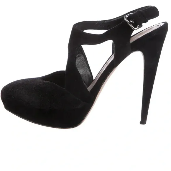 Miu Miu Shoes Pumps Strappy Suede Heeled size 9​​