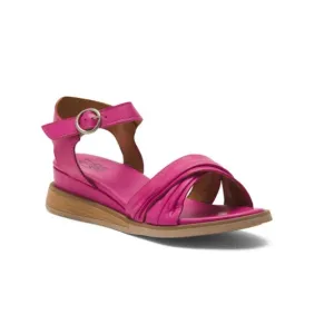 MIZ MOOZ fuchsia Made In Portugal Leather Cupcake Sandals