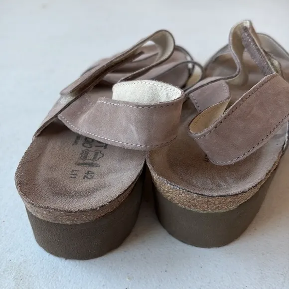 Naot Krista Women's Sandals Slingback Wedge‎ Size 42 NWOT