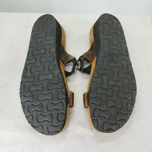 Naot Marissa Bronze Strap Rhinestone Sandals