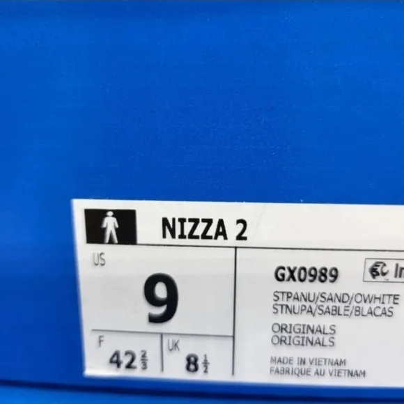 New Adidas Nizza 2 Platform 'Pale Nude' Men's Shoes Size 9