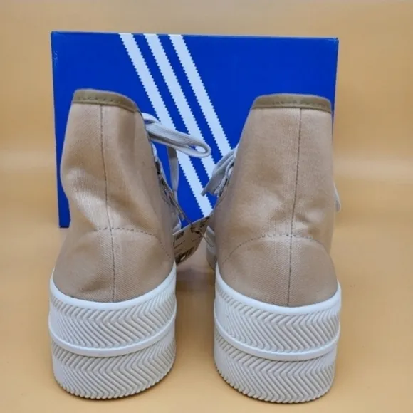 New Adidas Nizza 2 Platform 'Pale Nude' Men's Shoes Size 9