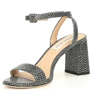 New Antonio Melani Polka Dot  Ankle Strap  Sandals