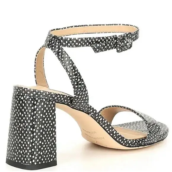 New Antonio Melani Polka Dot  Ankle Strap  Sandals