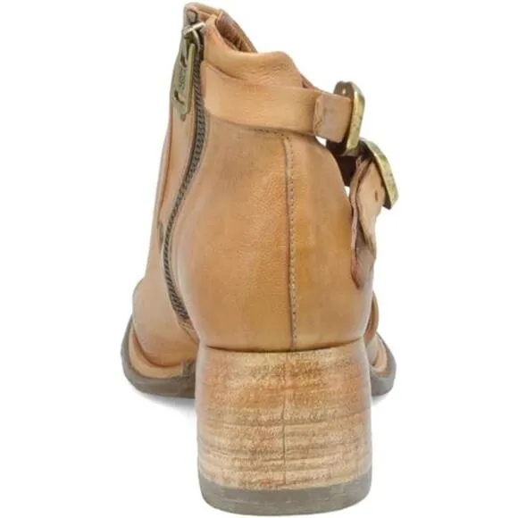 New A.S.98 Naldo Camel Fango Tan sandals 41 10 adorable unique as98 as98