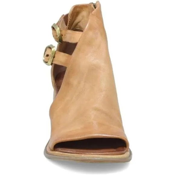New A.S.98 Naldo Camel Fango Tan sandals 41 10 adorable unique as98 as98